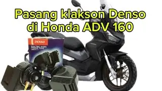cara pasang klakson Denso di honda ADV 160 #klaksonkeong #variasimotor