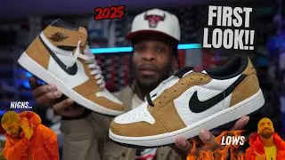 JORDAN 1 LOWS ARE TAKING OVER & THESE DON'T DISAPOINT!! FIRST LOOK 2025 JORDAN 1 LOW ROTY!