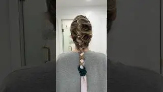 Viral Heatless Unicorn Curls Using A Robe Tie! #heatlesshairstyles #heatlesshair