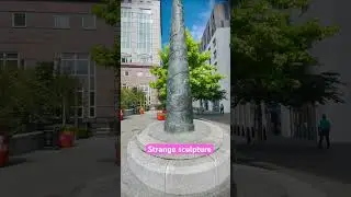 Strange metal sculpture found in London street  #unique #art #design #iconic #landmarks