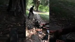 Peter start with bike