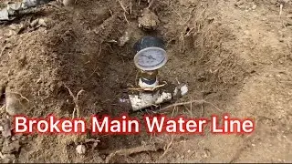 How to know if the pressure regulator is working | Broken Main Water Line