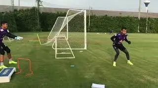 Goalkeeper Training In session