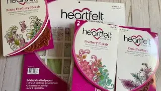 Présentation collection mars 2023 heartfelt creations feathery florals
