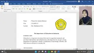 English Assignment 4 || Faculty of Psychology UPI Y.A.I