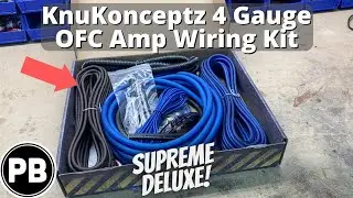 KnuKonceptz OFC 4 Gauge Amp Wiring Kit Unboxing | KOL-AK4