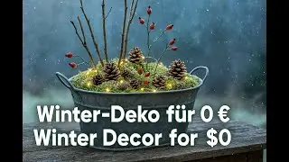 Aus ALT mach NEU &ndash; Geniale Winter Deko f&uuml;r 0 &euro; aus Garten & Natur