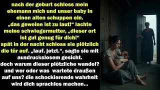 nach der geburt sperrte man uns ein &ndash; doch pl&ouml;tzlich sagte meine schwiegermutter： &bdquo;lauf. jetzt.&ldquo;