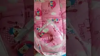new born baby masqito net bed cushion unboxing #meesho #shorts