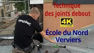 R&eacute;alisation d&rsquo;une toiture en zinc | &Eacute;cole du Nord de Verviers