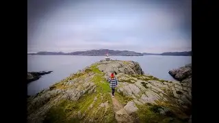 Farsund. Tur til Varnes Fort og Varnes Fyr.  Lista  #123