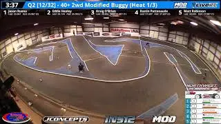 Qualifying - JConcepts INS12 Summer Indoor Nationals - HobbyTown Hobby Plex - MOD Live Media