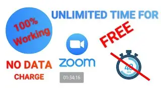 Extend time in zoom PC / unlimited zoom meetings time for free / No data charge / Himaz tech