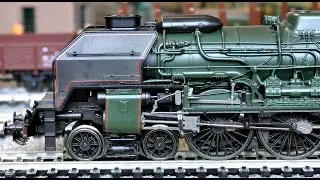 Jouef HJ2344 SNCF 241P Locomotive with Hornby HM7000 R7322 Sound Decoder