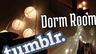 Tumblr College Dorm Room Tour! ♡