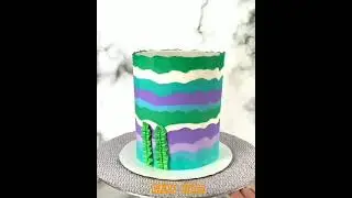 new mini cake sea desing😍 cakechef #cakechef #cake #desing #recipe