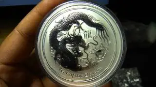 Perth Mint Dragon 2011 2 Oz Silver Coin