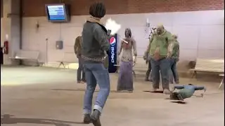 Walking Dead: Our World - AR Infestation with Maggie at the bus station