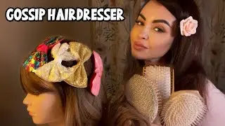 ASMR Role Play Gossip Hairdresser (Whispering & Hair Brushing) 💇‍♀️💈