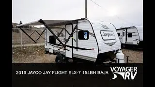 2019 Jayco Jay Flight SLX-7 154BH Baja Travel Trailer Video Tour - Voyager RV Centre