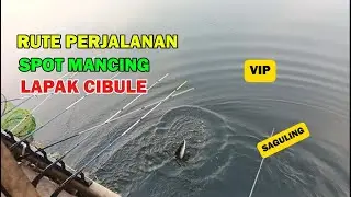 Rute Perjalanan Spot Mancing Lapak Cibule Saguling Dari Arah Cantilan Saguling