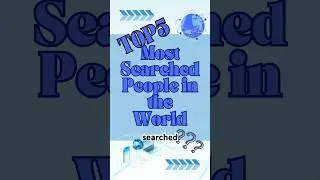 Top 5 Most Searched People in the World 2025 🔥 #1 Will Shock You #top5 #mostsearchedperson