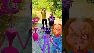 All toys are real Giant Monsters Chucky&rsquo;s Doll Long Legs Catnap Rainbow Blue in real life #shorts