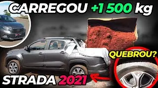 Nova Strada 2021 AGUENTA PESO? CARREGAMOS 1500 KG VEJA O QUE ACONTECEU! FT. LOCATELLI E AMADEU