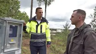 Elektrības pievilkšana.