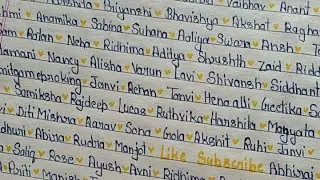 live 🔴 name writeing comment your name 🥰