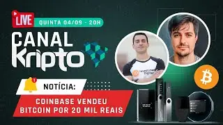 COINBASE VENDEU BITCOIN POR 20 MIL REAIS - Perguntas e Respostas com a KriptoBR #83