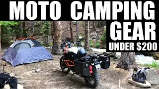 Motorcycle Camping Gear Setup UNDER $200