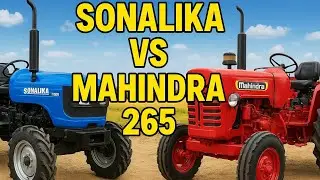 Sonalika vs Mahindra 265 🚜| Tractor gaming videos🎥| #games #mahindra #sonalika @MrBeast #games 