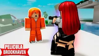 🚔 LA POLICIA Y EL LADRON BROOKHAVEN 😭 MINI PELICULA ROBLOX
