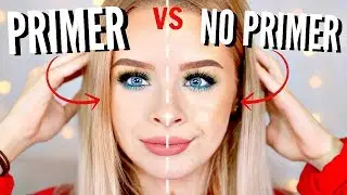 DOES PRIMER *ACTUALLY* WORK?? HALF FACE + 8 HOUR WEAR TEST | sophdoesnails