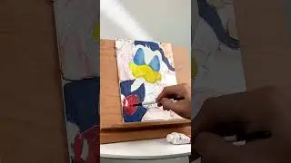 Acrylic Donald Duck Painting