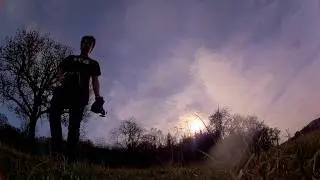 FPV drone at the river tweed