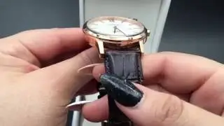 Chronos Watches Men's Brown Leather Watch PAR184