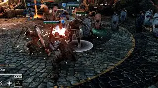 For Honor Breach Ragnarok Centurion Defends Commander Against Warmonger