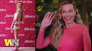 Margot Robbie makes waves with &lsquo;Totally Hair Barbie&rsquo; look on Mexico tour