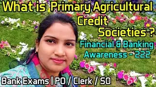 What is Primary Agricultural Credit Societies ? | Financial & Banking Awareness - 222 | Bank Exams