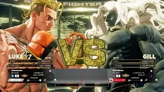 SFV Champion Edition 🔥 chanmame (LUKE) Vs AlienNemo (GILL) 🔥 Online Match's 03-02-2023