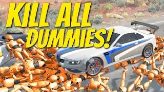 EVERY crash test dummy MUST be bowled over! BeamNG Drive | Crash It!