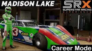 SRX: The Game - Career Gameplay - Dirt Late Model - Madison Lake