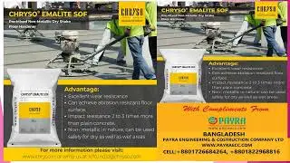 CHRYSO EMALITE SOF Floor Hardener /www.payraecc.com/01726684264/PAYRA  Engineering Bangladesh/CHRYSO
