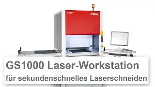 GS1000 - Sekundenschnelles Laserschneiden und -gravieren von Papier uvm.