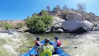 Kern River Rafting - Your Guide's an Idiot / Frank Lost His Shorts in 360&deg; Video