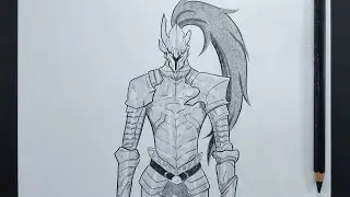 How To Draw Igris Solo Leveling Step By Step || Easy Anime Drawing