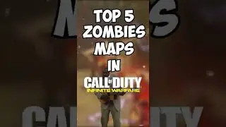 5 ЛУЧШИХ КАРТ С ЗОМБИ В IW! | Шорты Call of Duty