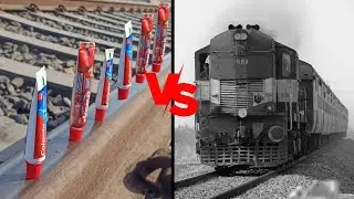 Toothpaste VS Train Let's see.. | #entertainment #youtube
